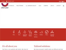 Tablet Screenshot of elevate.com.au