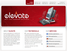 Tablet Screenshot of elevate.nl
